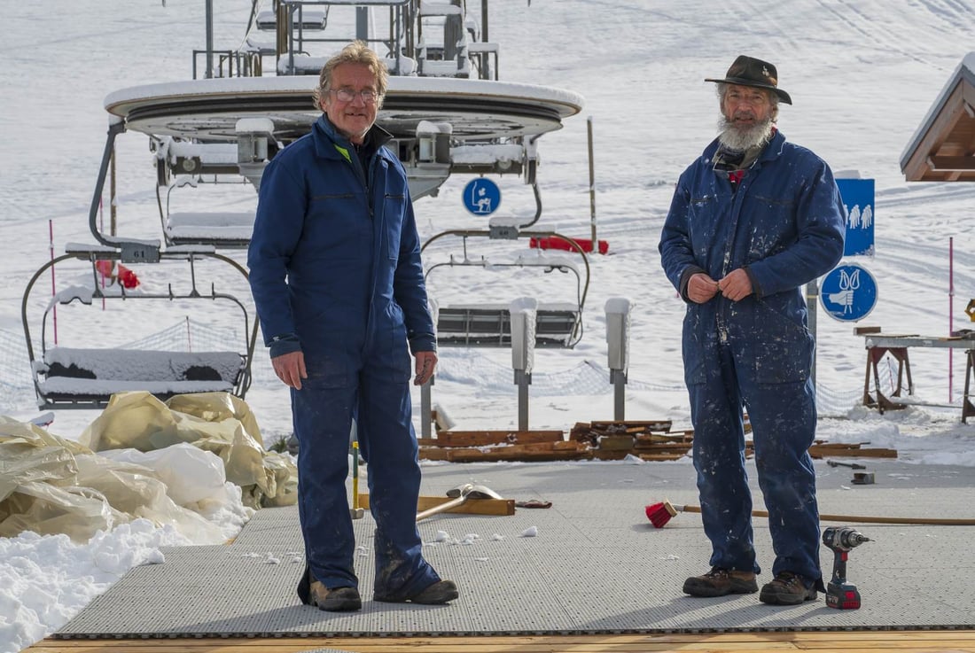 Neige fraîche et préparation des pistes
