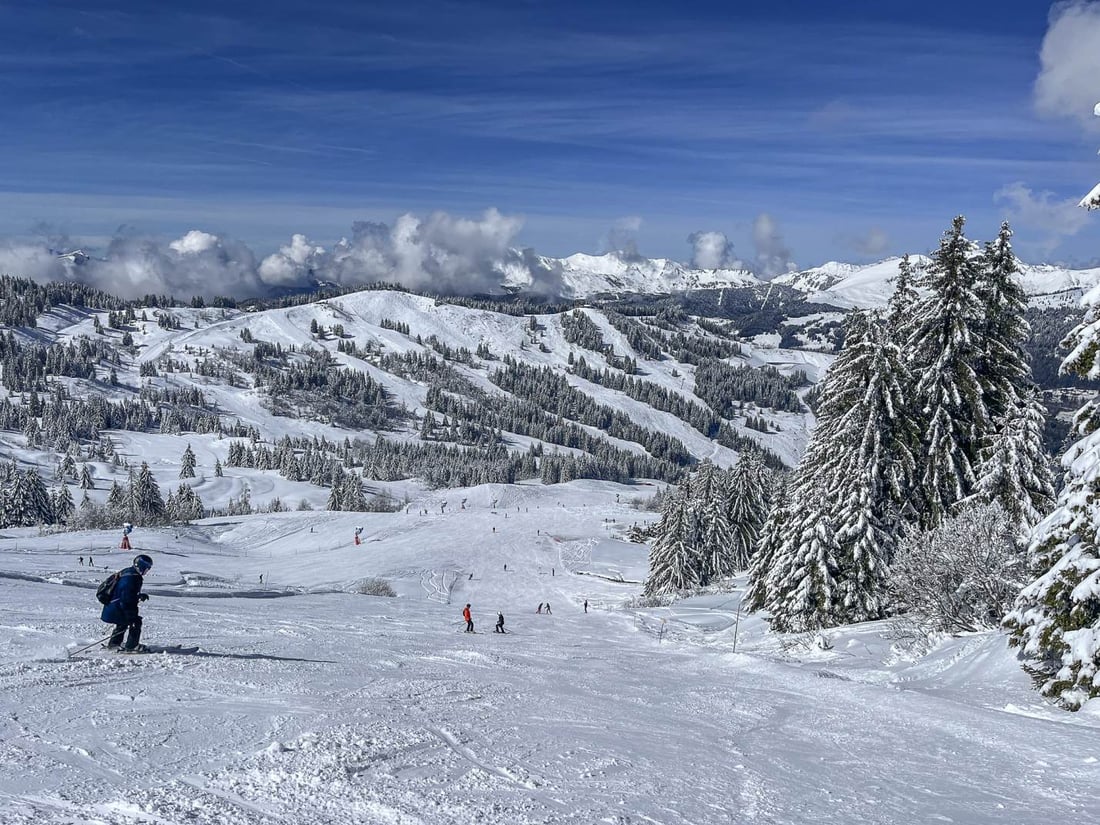 Wonderful Skiing Conditions this morning