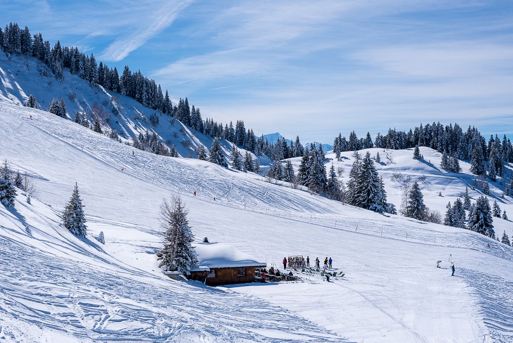 Les Gets - Fantastic Snow at end of the Ski Season
