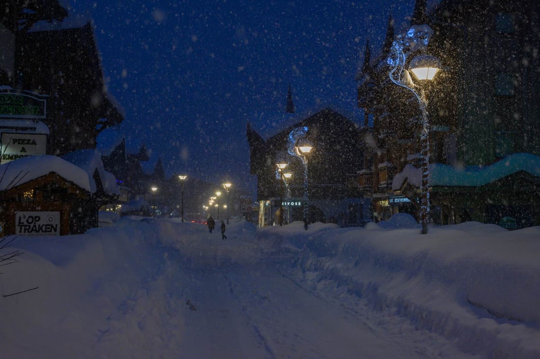 An incredible weekend of Snow in Les Gets