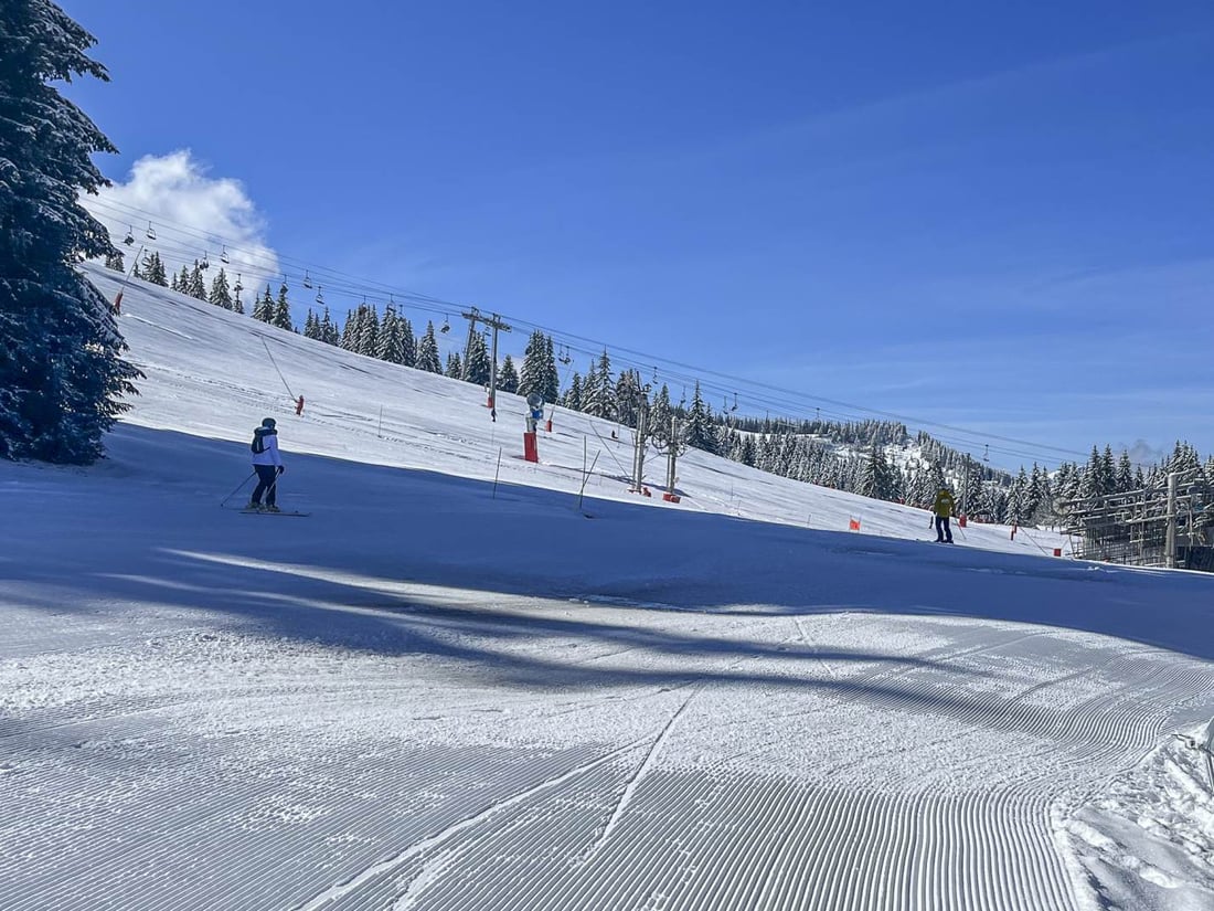 Wonderful Skiing Conditions this morning