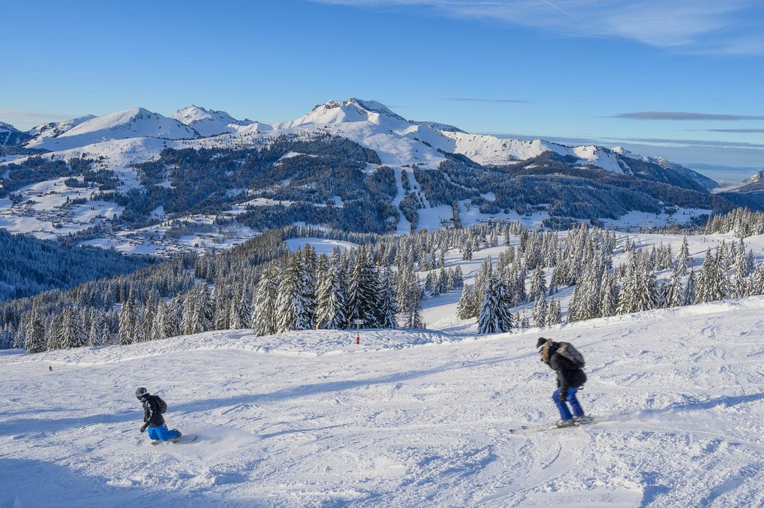 An incredible weekend of Snow in Les Gets
