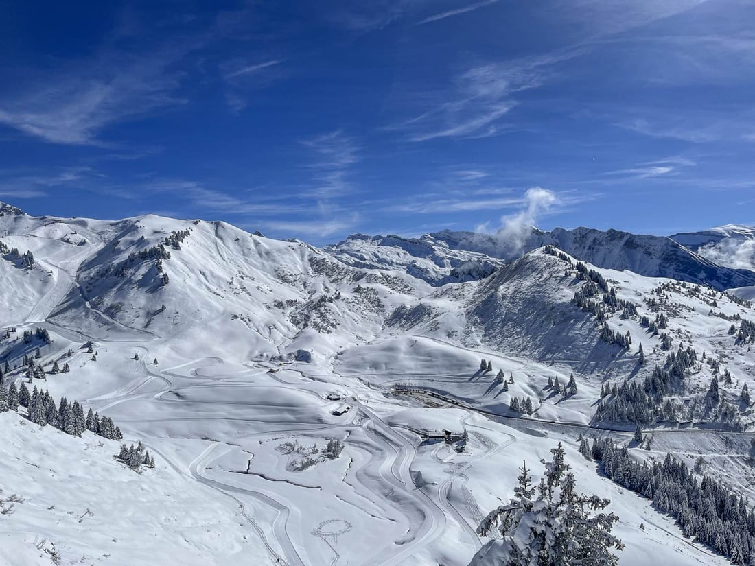 Wonderful Skiing Conditions this morning
