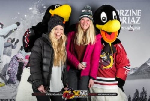Les Gets - Ice hockey game - Skoda stadium in Morzine