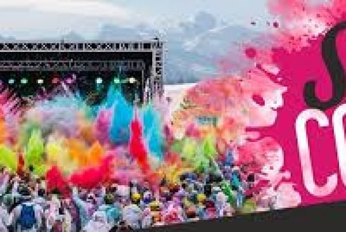 Ski Colour event - Good conditions in Les Gets
