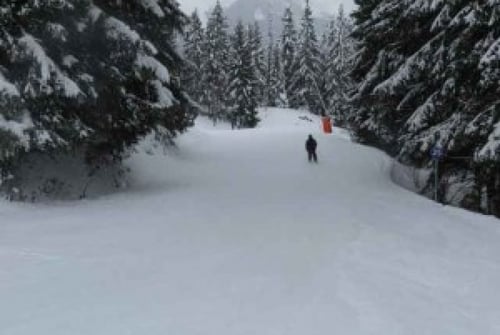 Les Gets - Wonderful ski conditions end of March