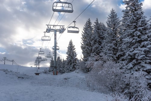 Les Gets - Pictures of Fresh snow in November