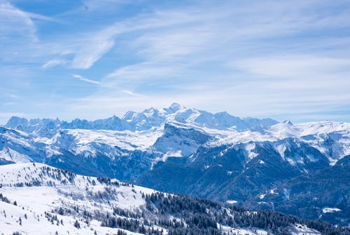 Les Gets - Fantastic Snow at end of the Ski Season