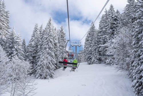 Blue skies, fresh snow, great Piste Conditions - Les Gets