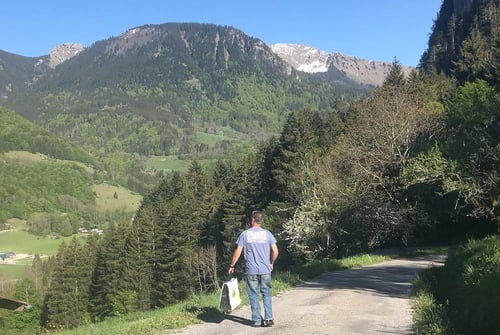 Les Gets - A day in the life in isolation in The Alps