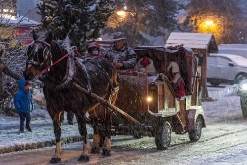 Christmas spirit in the village  - Les Gets