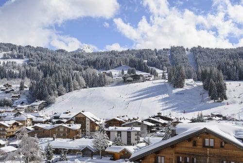 Pictures taken yesterday - Red Ski Show pictures and perfect skiing conditions in Les Gets