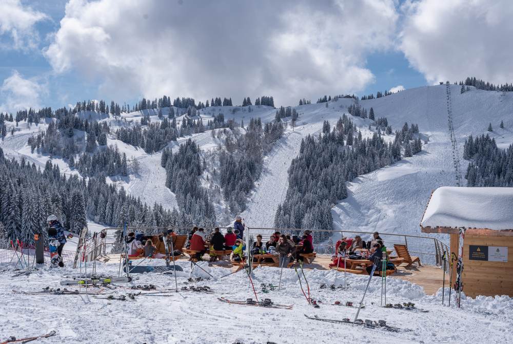Les Gets - The four best easy access views - Winter