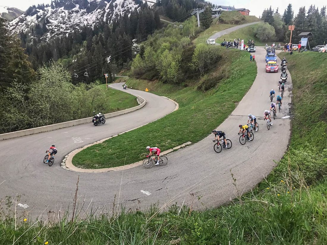 Tour de France - stage 15 starting in Les Gets