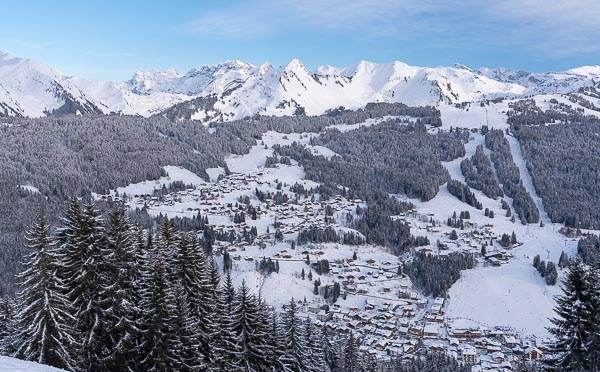 Les Gets - The four best easy access views - Winter