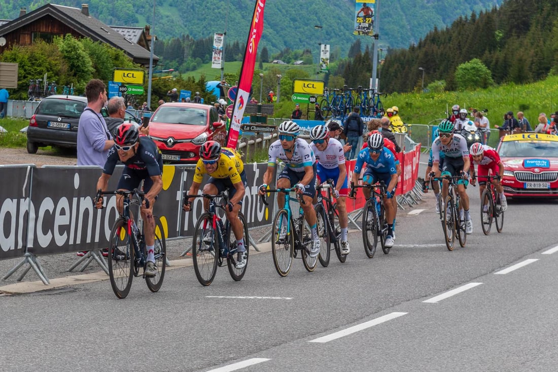 Tour de France - stage 15 starting in Les Gets