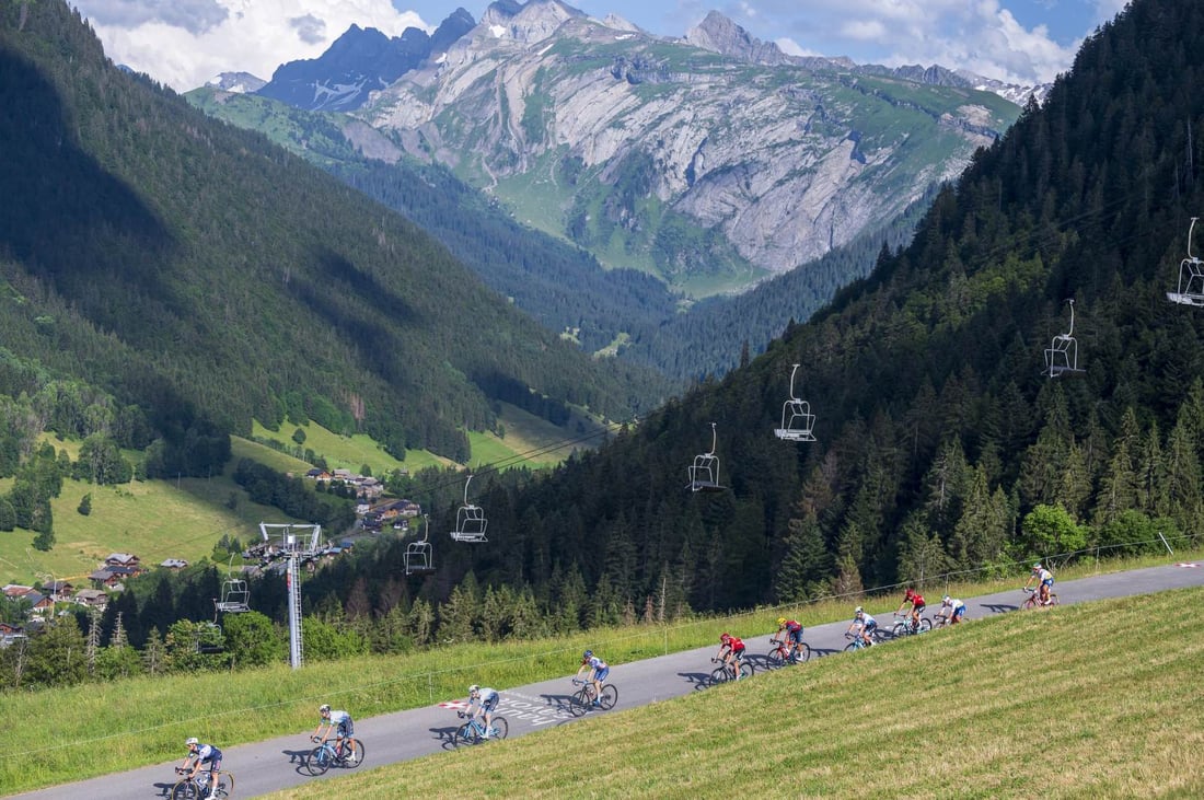 A weekend of the Tour de France around Les Gets