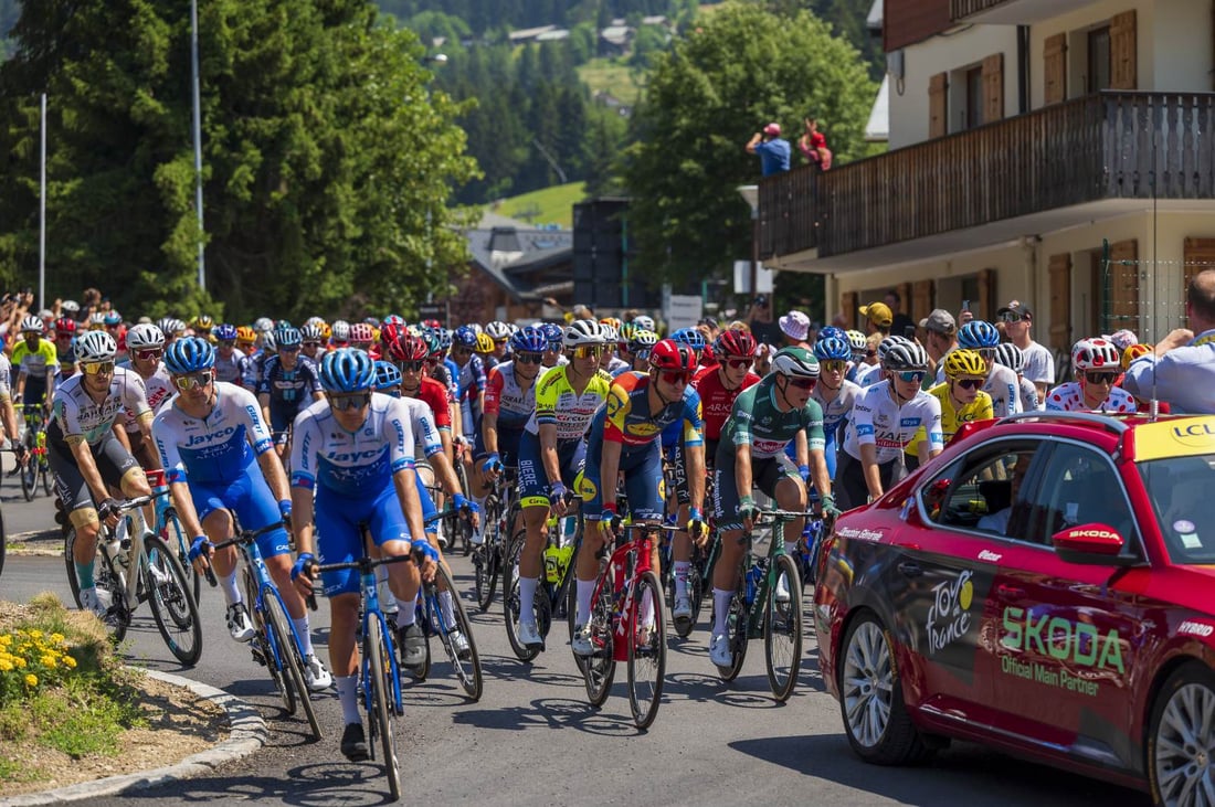A weekend of the Tour de France around Les Gets