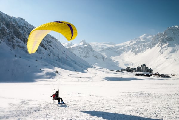 Speed Riding - An exciting snow sport in Les Gets