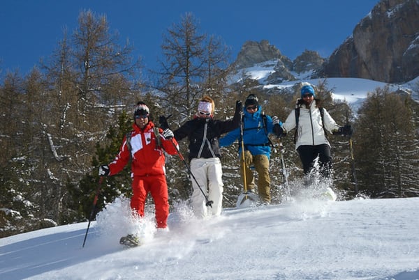 Snow Shoeing - Book a hike with qualified ESF instructors