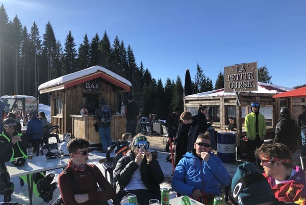 Le restaurant La Petite Ourse - Sur la piste Nabor - Les Gets