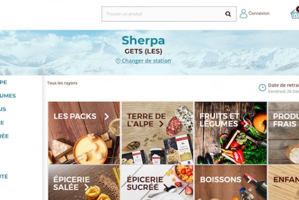 Sherpa Supermarket in Les Gets - Their extra services