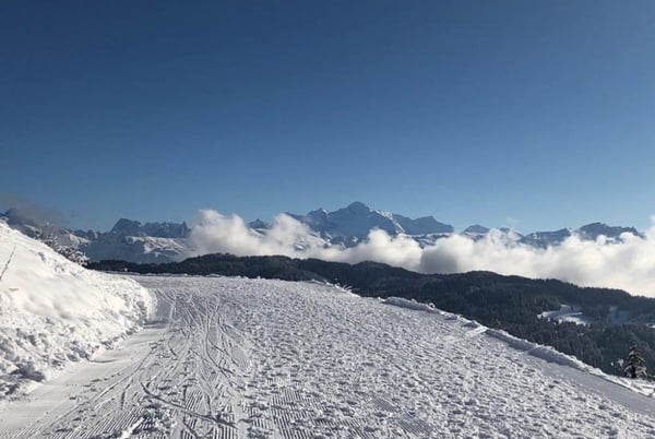 Balade en raquettes à neige Le Mont Caly - Les Gets