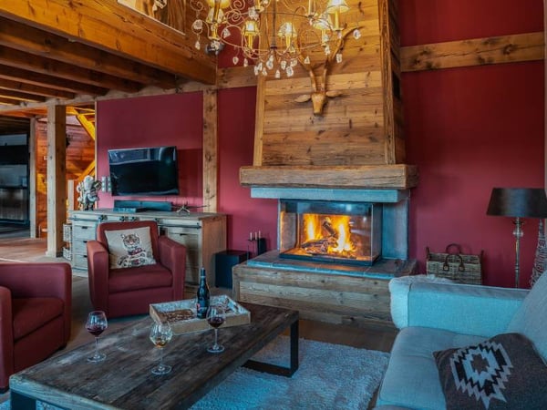 Découvrez nos chalets avec cheminée