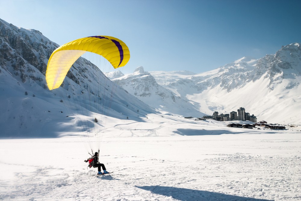 Speed Riding - An exciting snow sport in Les Gets