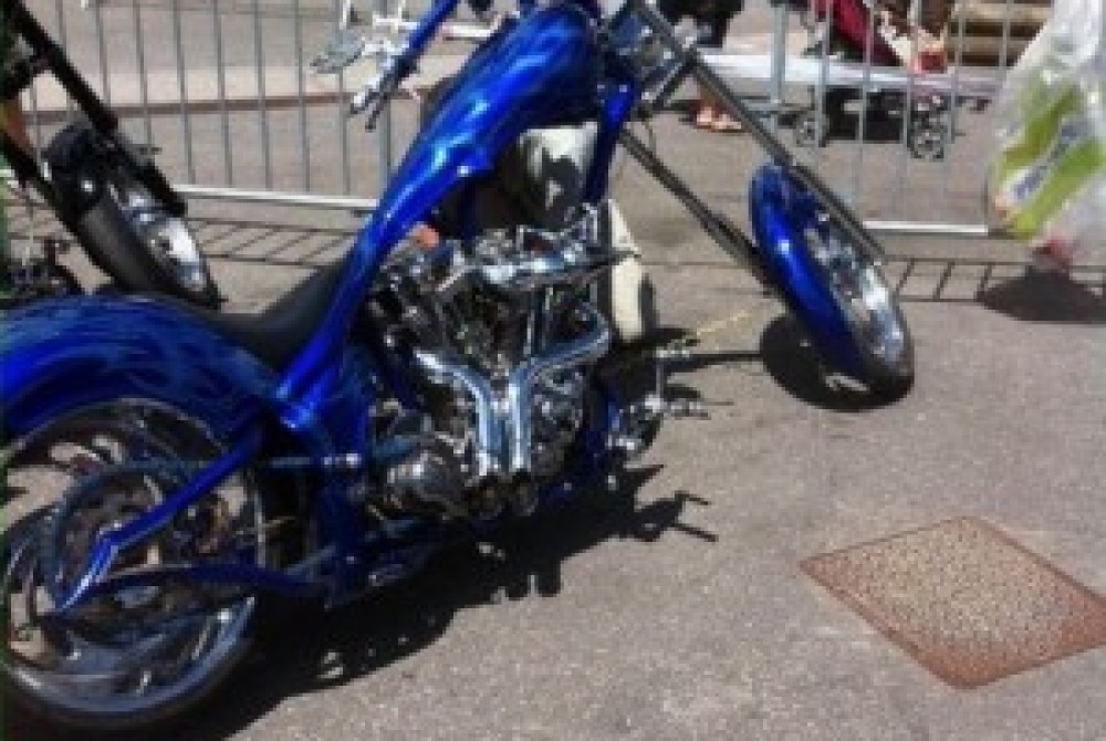 Test Drive of a Harley in Morzine
