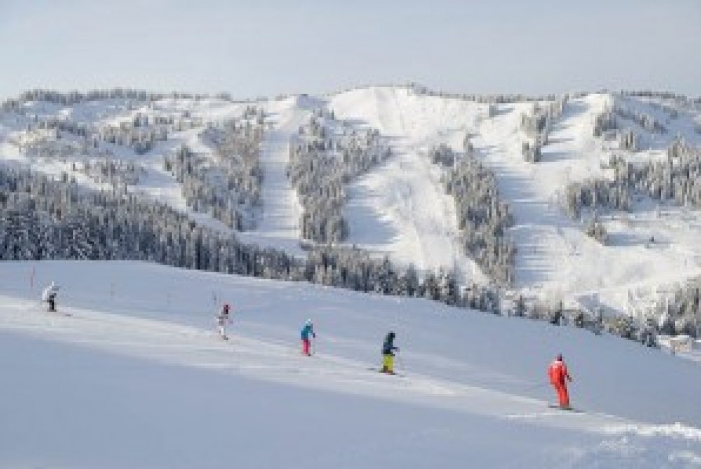 Piste in Les Gets better than Verbier