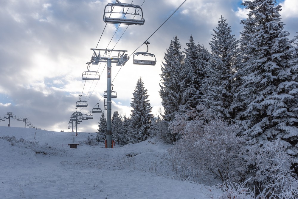 Les Gets - Pictures of Fresh snow in November