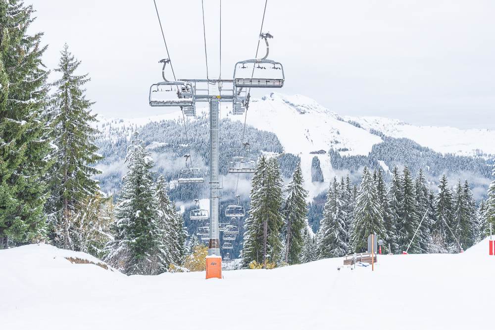 Les Gets November 2019 - Snow Pictures Today - Temperatures below Zero