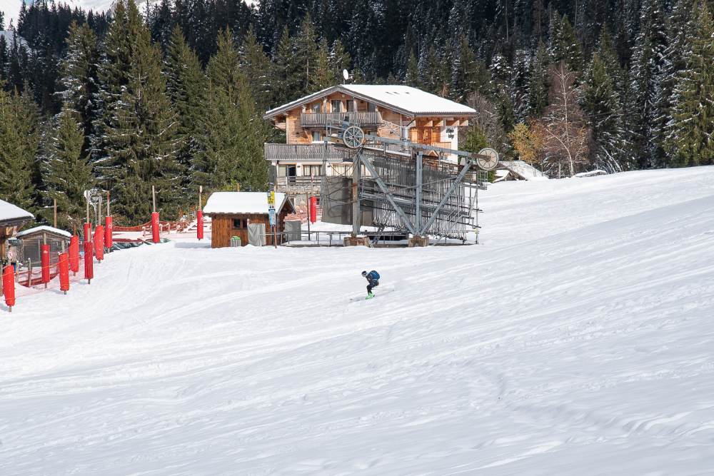 Les Gets Residents enjoying the pistes today