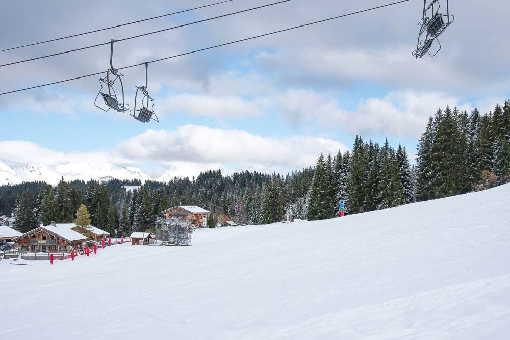 Les Gets Residents enjoying the pistes today