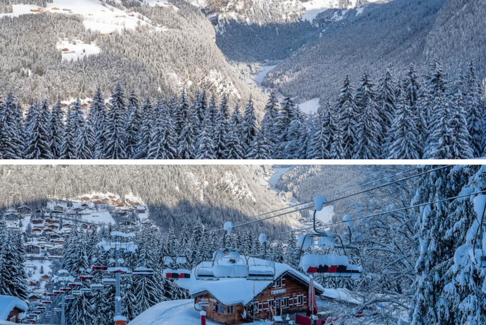 Skiing to Morzine and Avoriaz from Les Gets